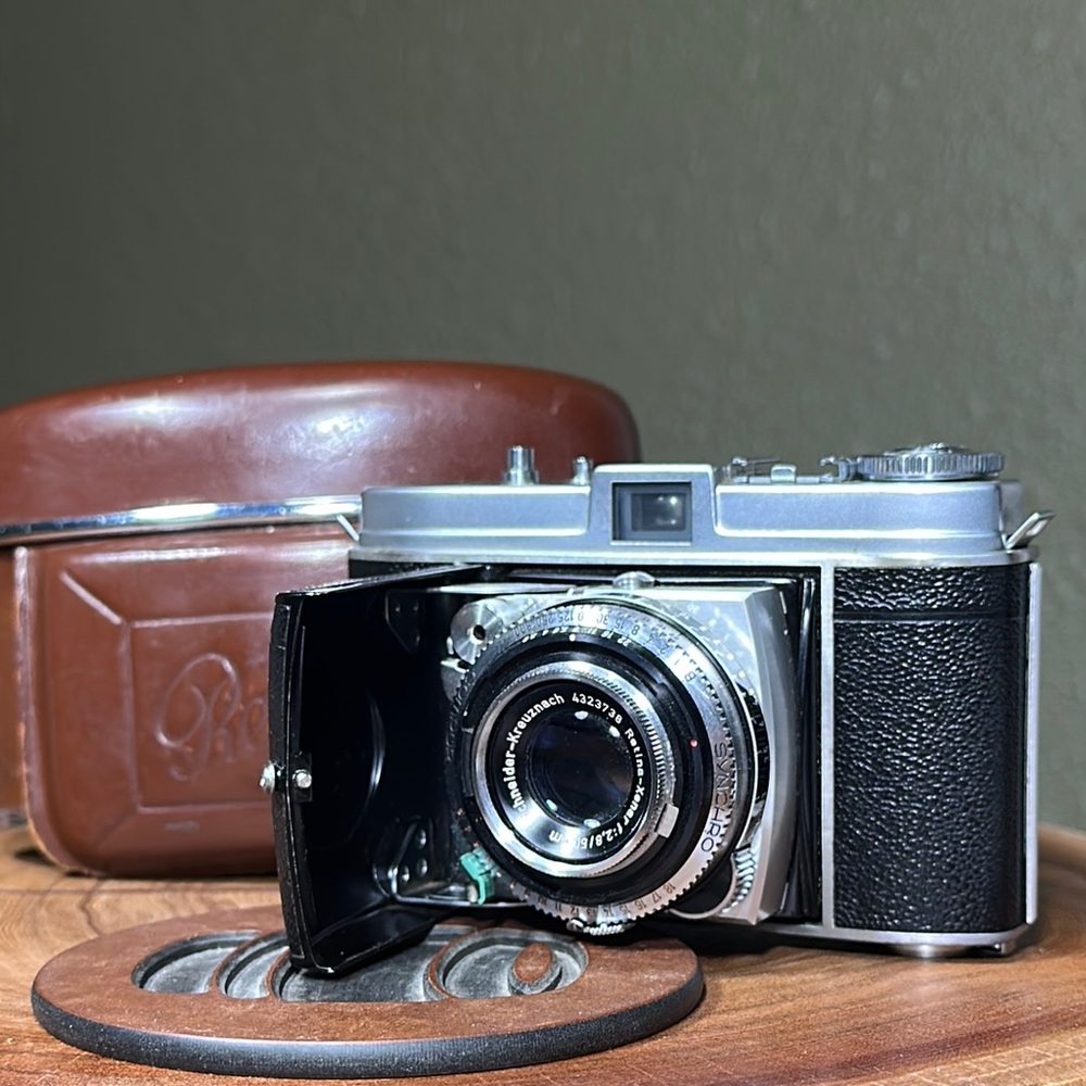 KODAK Retina 1b (small b) with case - Working